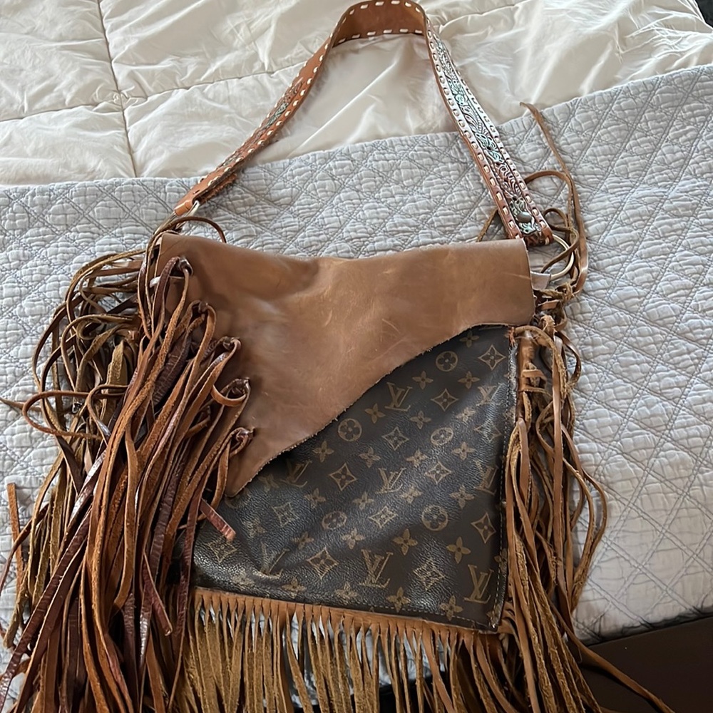 Louis Vuitton Bag! Redone with Fringe